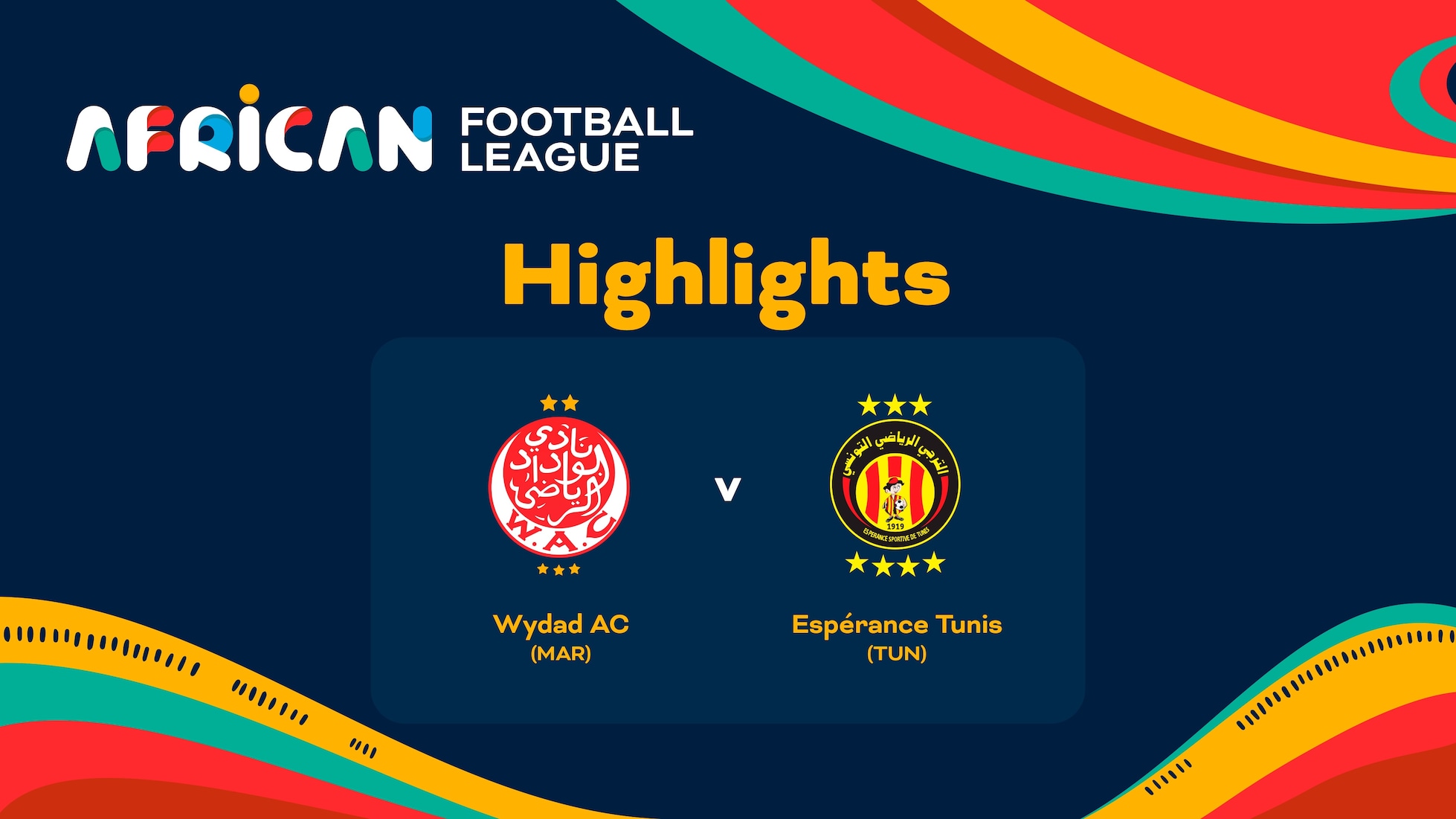 Wydad AC - Espérance Tunis | Semifinale | African Football League | Highlights