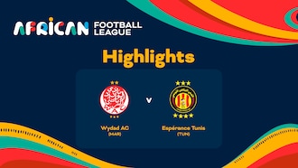 Wydad AC - Espérance Tunis | Halbfinale | African Football League | Highlights