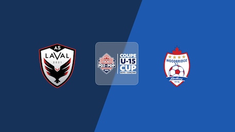 AS Laval vs Woodbridge SC | Boys' 2025 PDP U-15 Cup | Partido completo