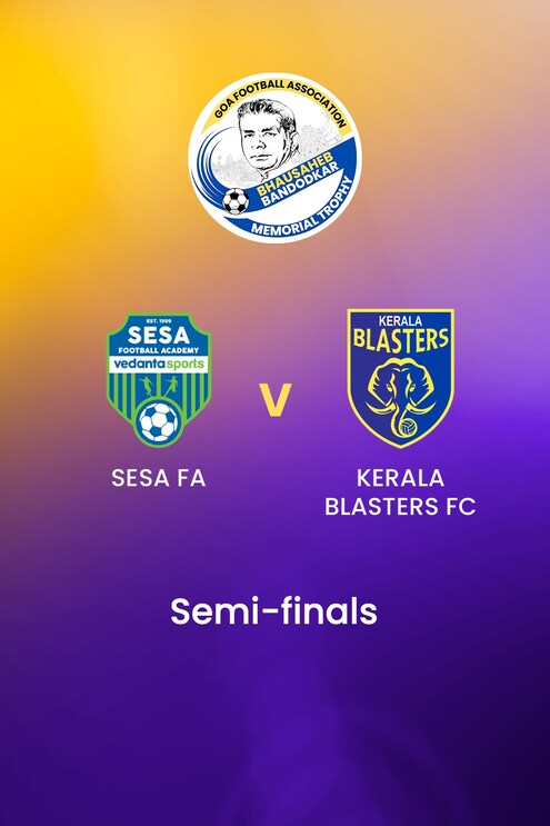 Sesa FA - Kerala Blasters FC | Halbfinale | Bhausaheb Bandodkar Memorial Trophy | Spiel in voller Länge