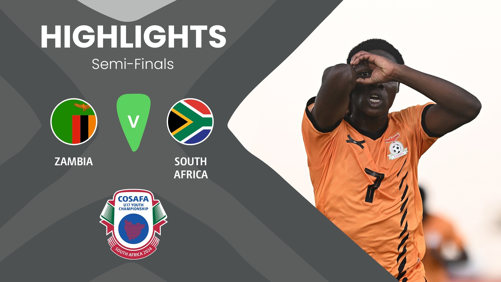 Zambie - Afrique du Sud | Demi-finales | CAF U-17 Africa Cup of Nations 2025 | Qualifications COSAFA | Résumé vidéo