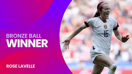 Rose Lavelle | Bola de Bronze | Copa do Mundo Feminina FIFA 2019, no França