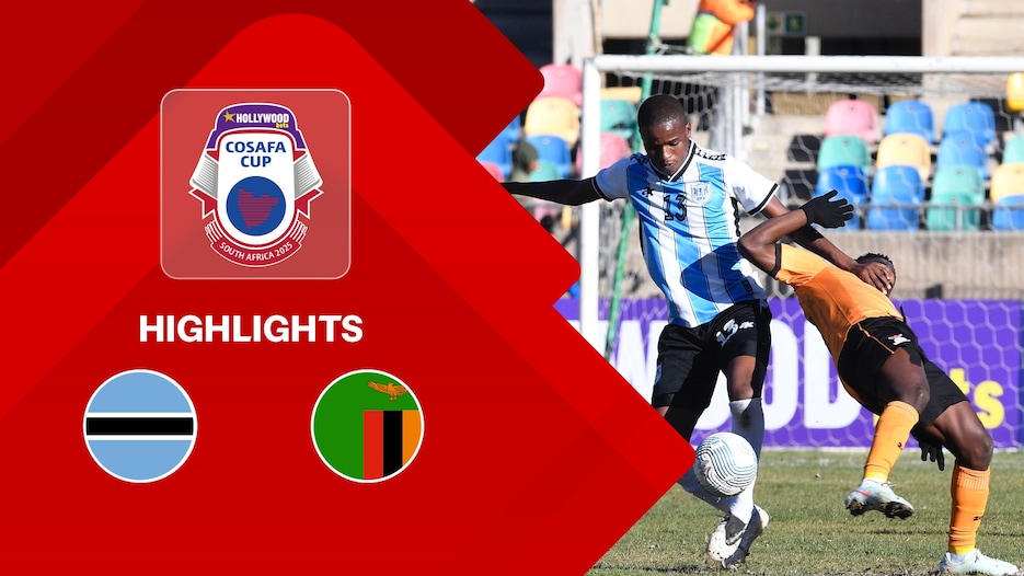 Botswana v Zambia | Group Stage | HOLLYWOODBETS COSAFA Cup 2025 | Highlights
