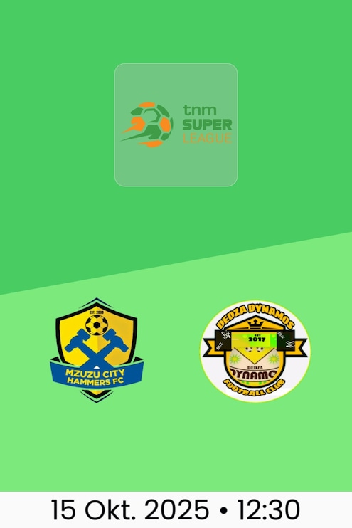 Mzuzu City Hammers FC - Dedza Dynamos FC | TNM Super League 2025