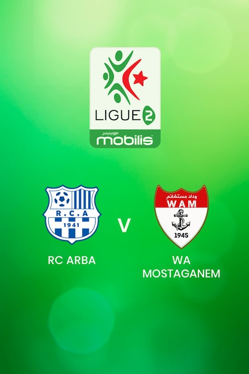 RC Arba - WA Mostaganem | Ligue 2 2024/25 | Algerien | Spiel in voller Länge