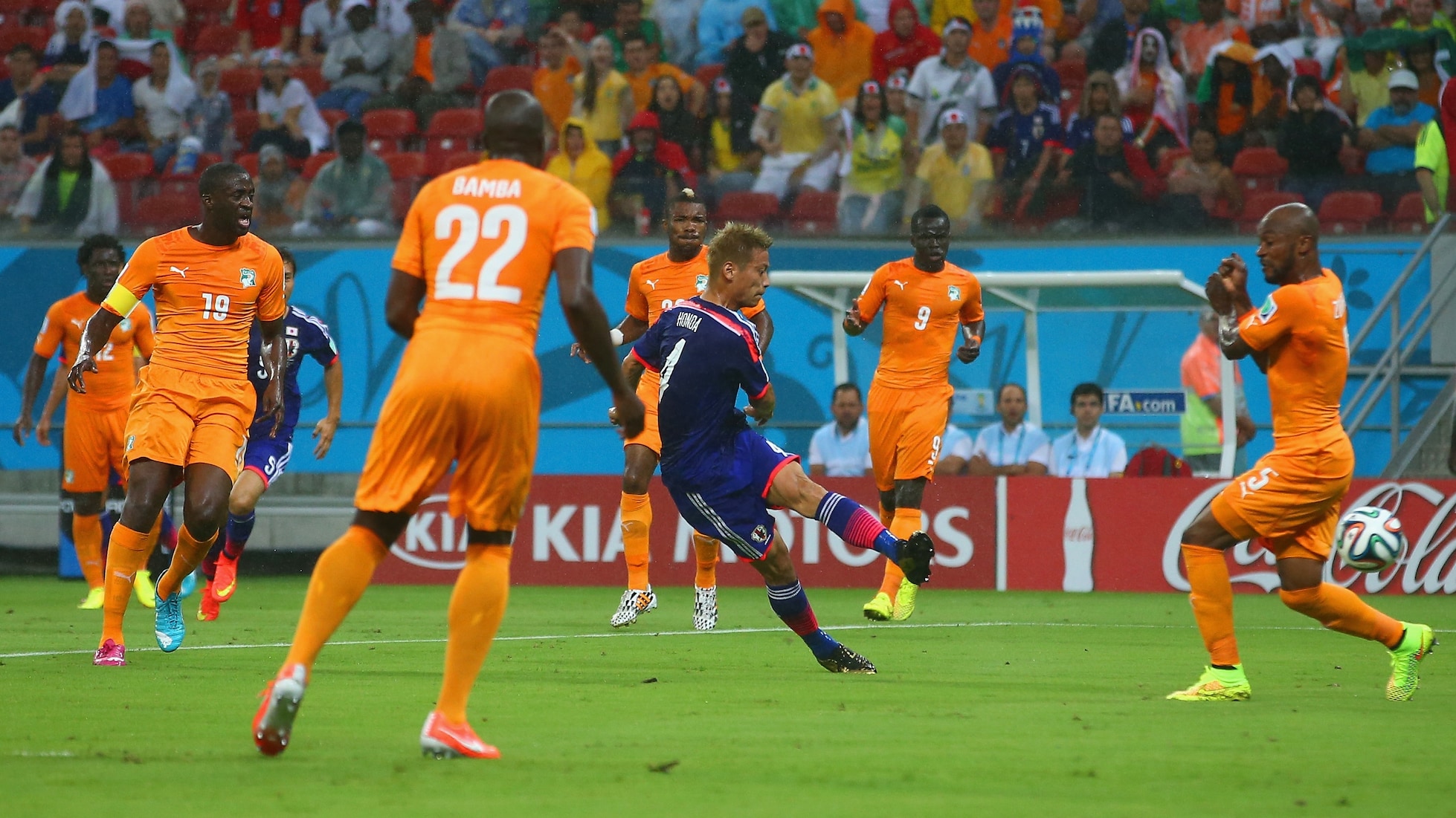 Le but de Keisuke Honda 15' | Côte d'Ivoire - Japon | Coupe du Monde de la FIFA, Brésil 2014™