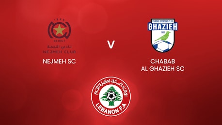 Nejmeh SC - Chabab Al Ghazieh SC | Première Division du Liban 2024/2025 | Match Complet