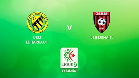 USM El Harrach - JSB Menaiel | Ligue 2 2024/2025 | Algerie | Match Complet