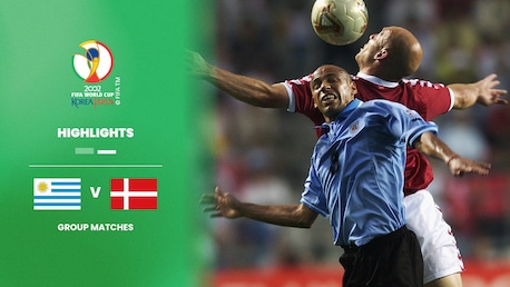Uruguay vs Dinamarca | Grupo A | Copa Mundial de la FIFA Corea/Japón 2002™ | Highlights