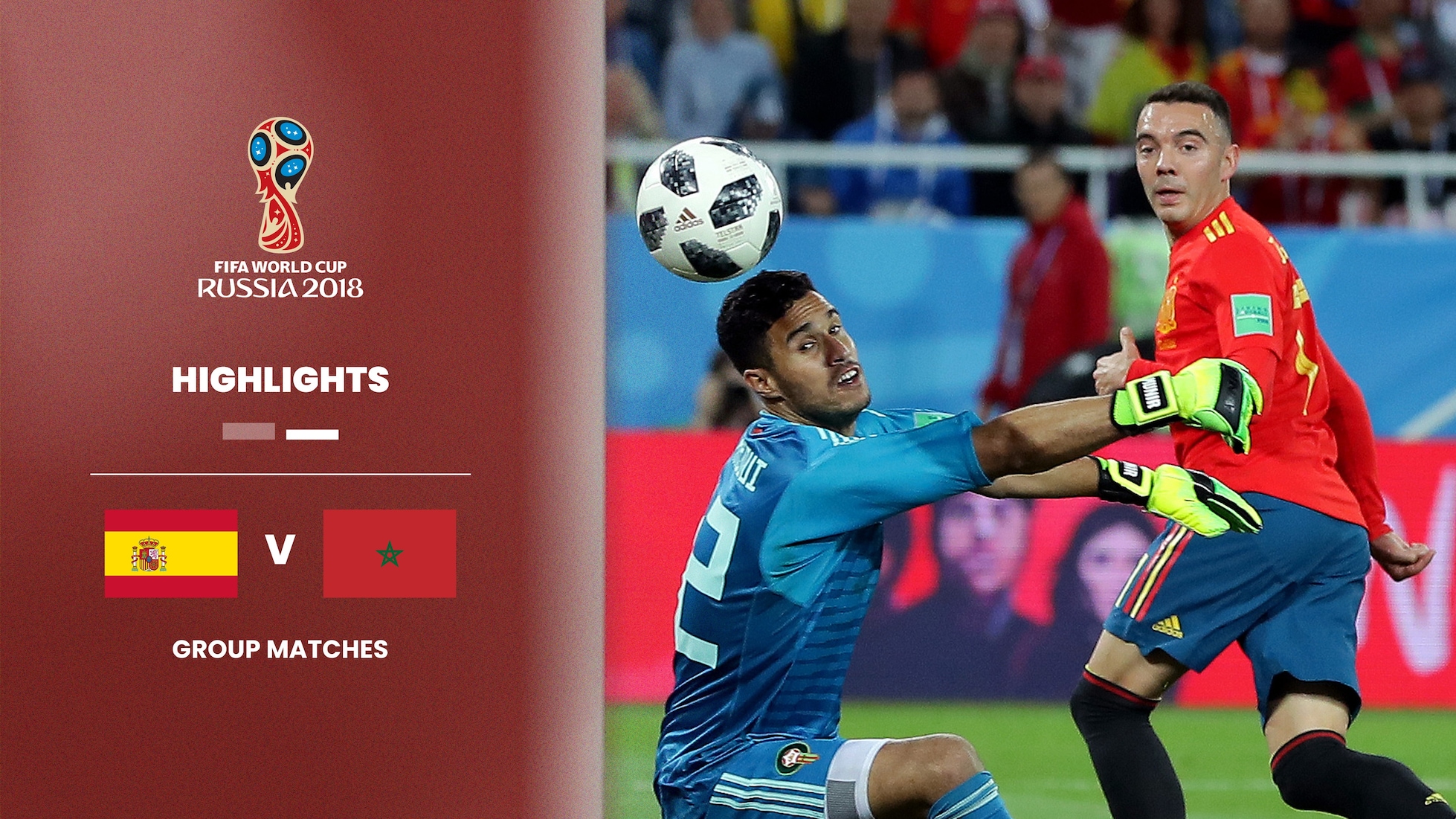 España vs Marruecos | Grupo B | Copa Mundial de la FIFA Rusia 2018™ | Highlights