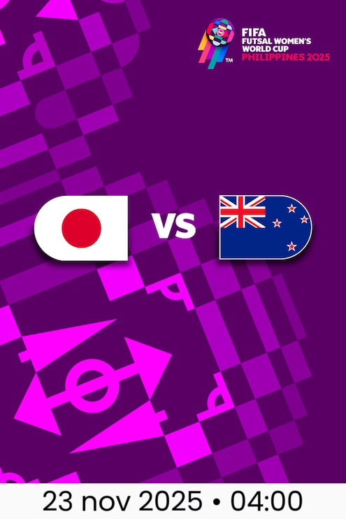 Japão x Nova Zelândia | Grupo C | Copa do Mundo Feminina de Futsal da FIFA Filipinas 2025™