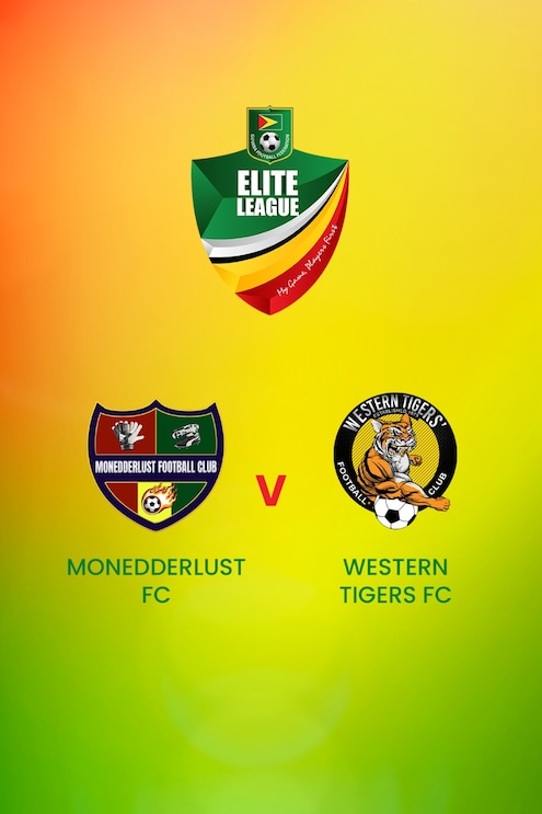 Monedderlust FC - Western Tigers FC | GFF Elite League | Guyana | Match completo