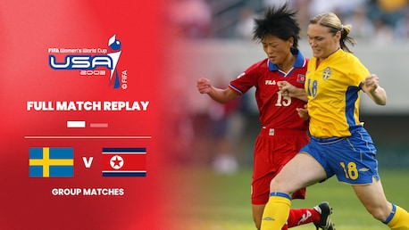 Suecia vs RPD de Corea | Grupo A | Copa Mundial del Fútbol Femenino de la FIFA EE. UU. 2003™ | Partido Completo