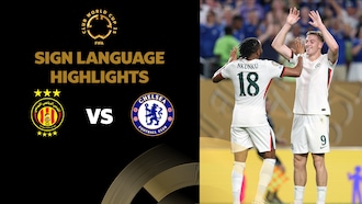 Espérance de Tunisie x Chelsea FC | Grupo D | FIFA Club World Cup 2025™ | Melhores momentos (Linguagem de sinais)