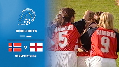 Noruega vs Inglaterra | Grupo B | Copa Mundialdel Fútbol Femenino de la FIFA Suecia 1995™ | Highlights