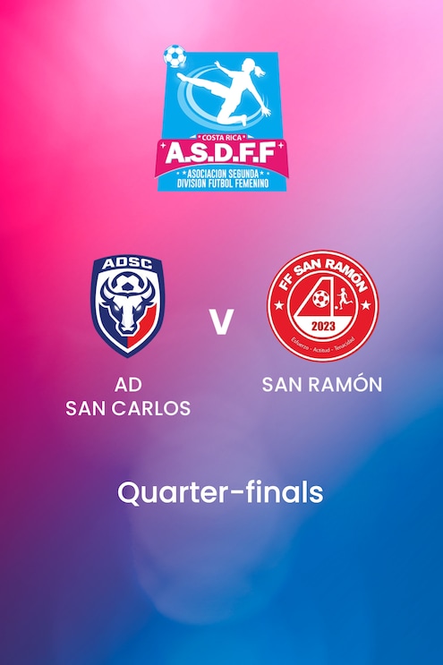 AD San Carlos  vs San Ramón  | Segunda División Femenina | Costa Rica | Partido completo