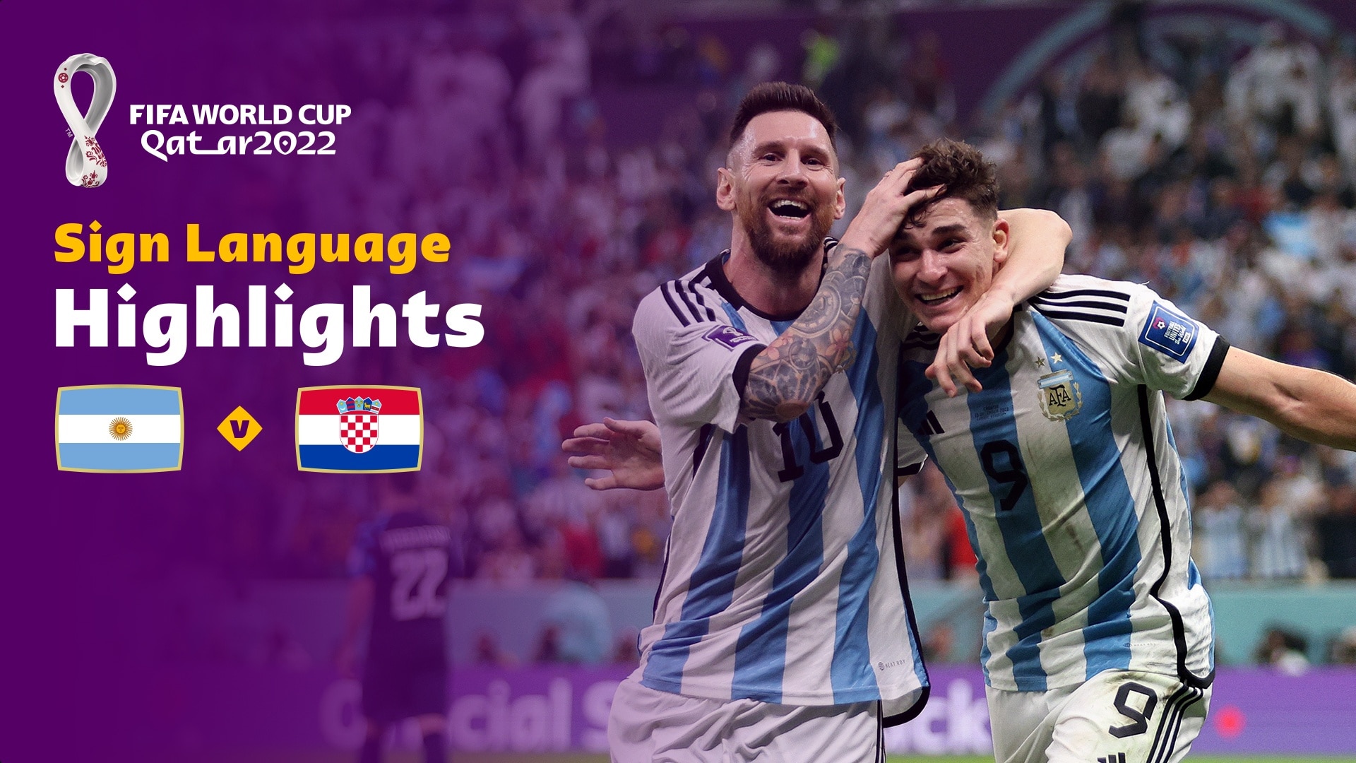 Argentina v Croatia | Semi-finals | FIFA World Cup Qatar 2022™ | Highlights (Sign Language)