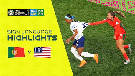 Portugal - États-Unis | Groupe E | Coupe du Monde Féminine de la FIFA, Australie & Nouvelle-Zélande 2023™ | Résumé vidéo (Langue des signes)