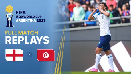 England - Tunesien | Gruppe E | FIFA U-20-Weltmeisterschaft Argentinien 2023™ | Spiel in voller Länge