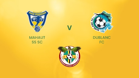 Mahaut Soca Strikers FC v Dublanc FC | DFA Premier League | Dominica | Full match replay