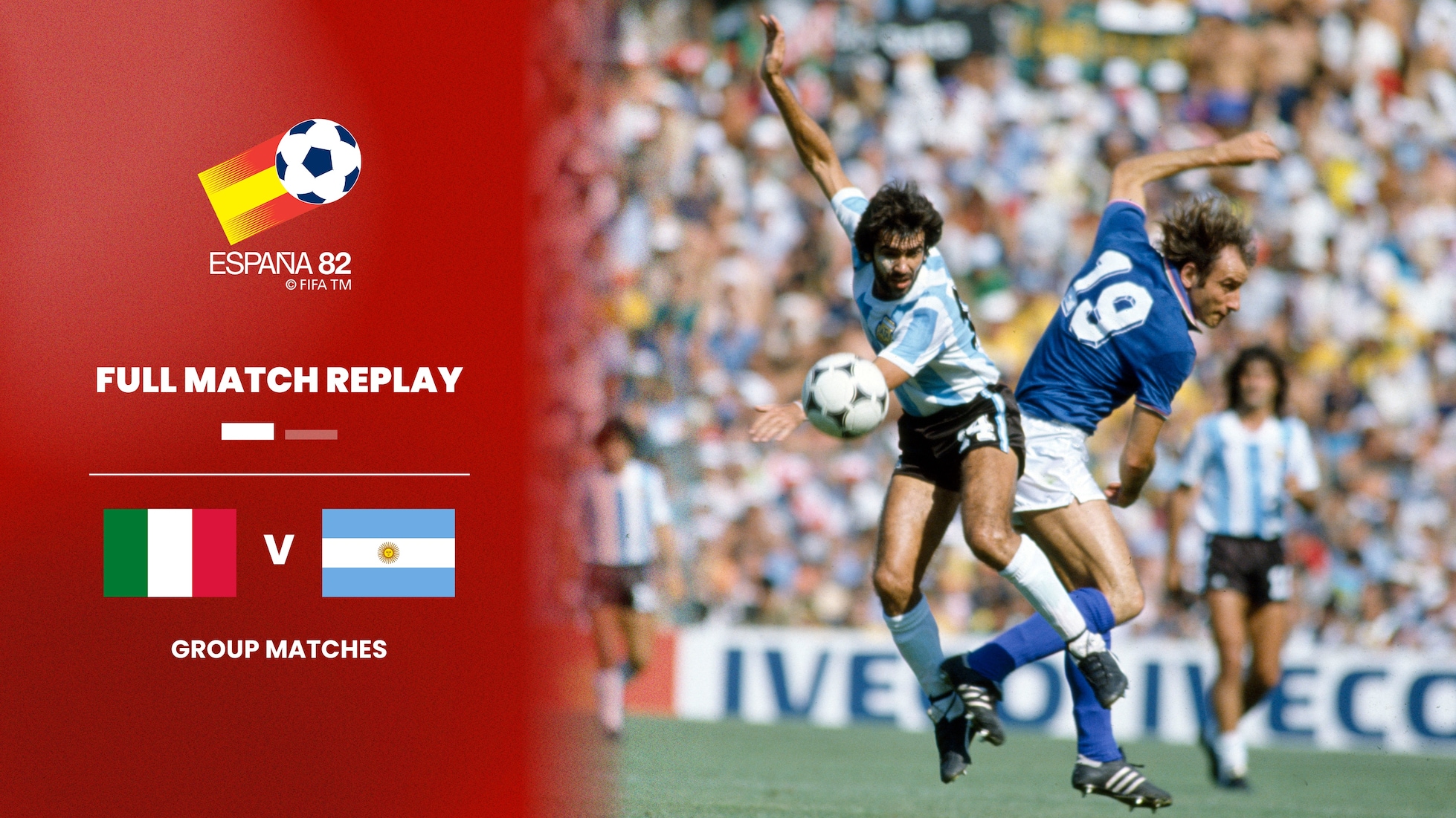 Italie - Argentine | Deuxième Tour - Groupe C | Coupe du Monde de la FIFA, Espagne 1982™ | Match complet