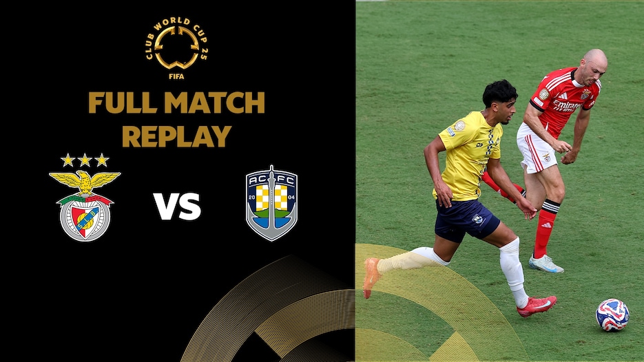 SL Benfica - Auckland City | Groupe C | Coupe du Monde des Clubs de la FIFA 2025™ | Replay