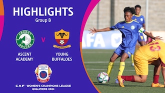 Ascent Academy  x Young Buffaloes FC | Fase de grupos | CAF Women’s Champions League | COSAFA Qualifier 2024 | Melhores momentos