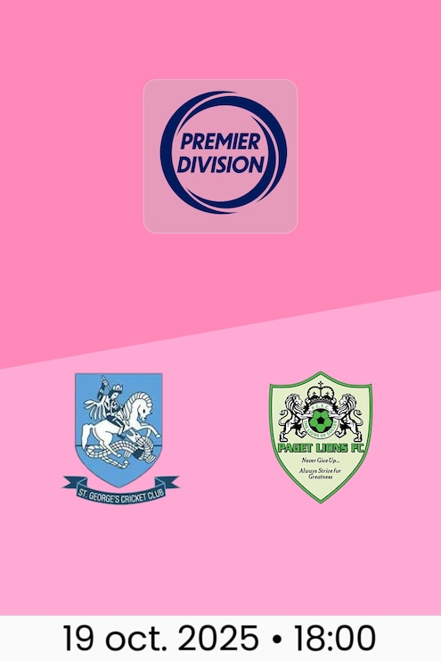 St. George's Colts - Paget Lions FC | Bermuda Premier Division 2025/26