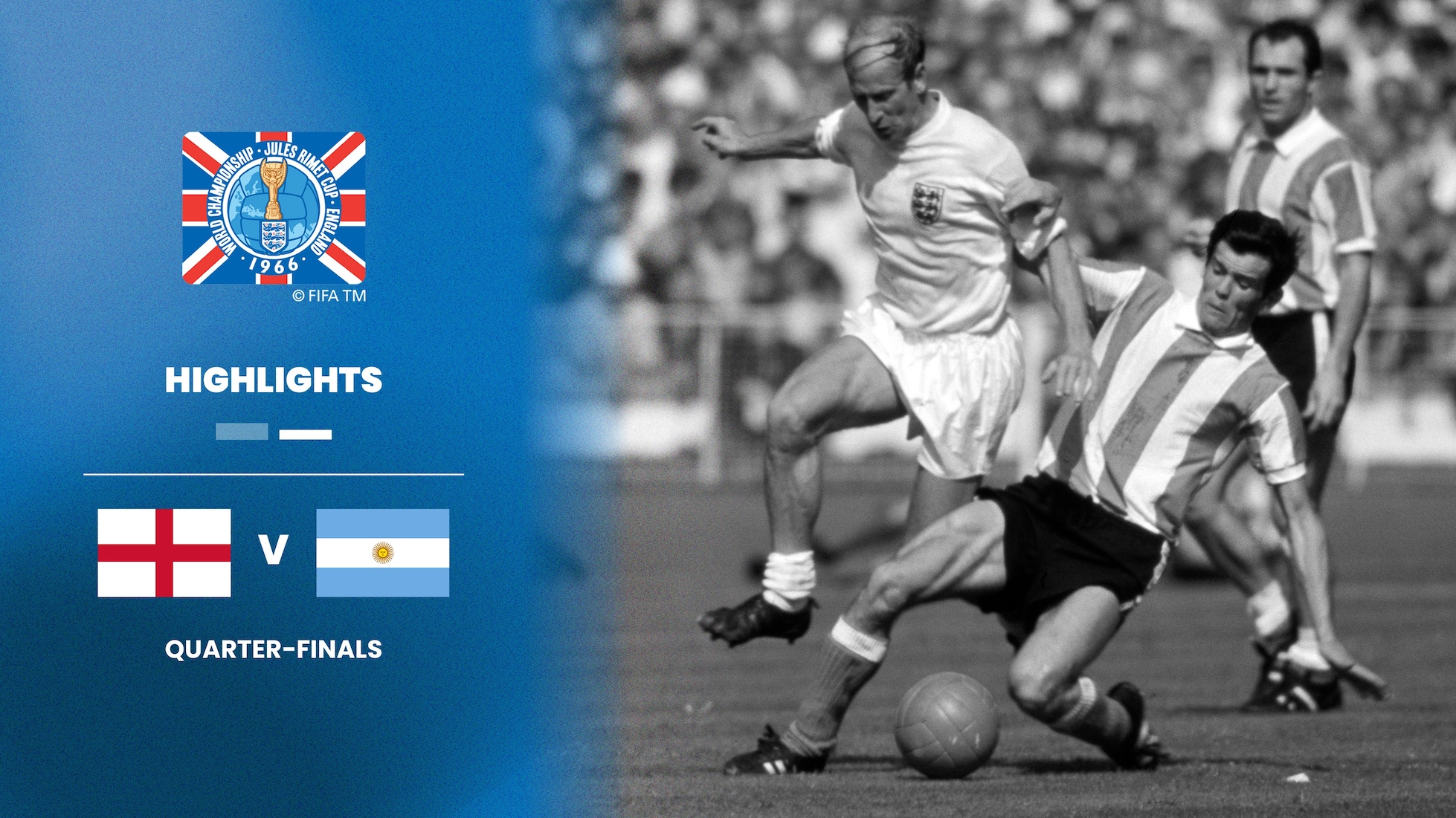 England v Argentinien | Viertelfinale | FIFA Fussball-Weltmeisterschaft England 1966™ | Highlights