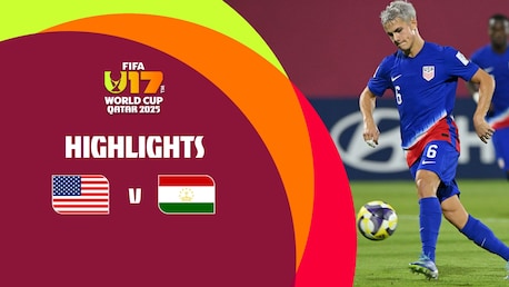 EE. UU. vs Tayikistán | Copa Mundial Sub-17 de la FIFA Catar 2025™ | Highlights
