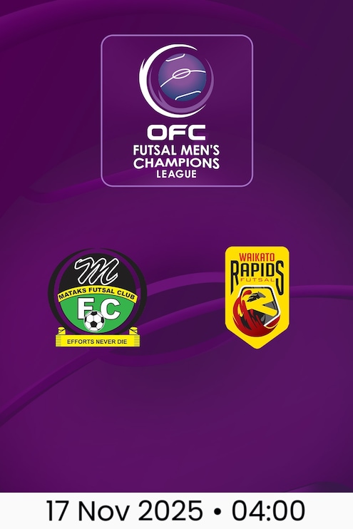 Mataks FC v Waikato Rapids | OFC Futsal Men’s Champions League 2025