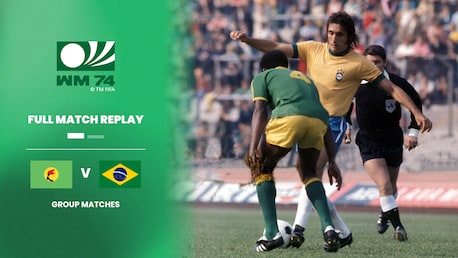 Zaire x Brasil | Grupo 2 | Copa do Mundo da FIFA Alemanha 1974 | Jogo completo