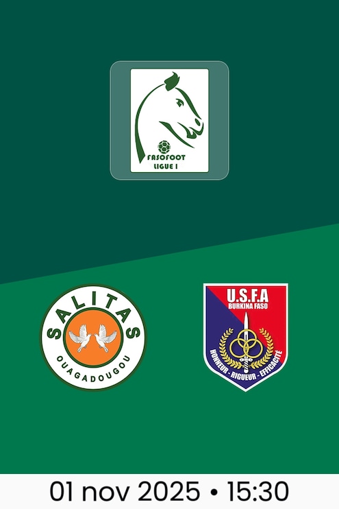 Salitas FC vs USFA | Burkina Faso Ligue 1 2025-26