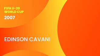 Edinson Cavani aos 20 | Copa do Mundo FIFA Sub-20 de 2007, no Canadá