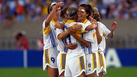 Victoria Svensson Goal 58' | Ghana v Sweden | FIFA Women's World Cup USA 1999™