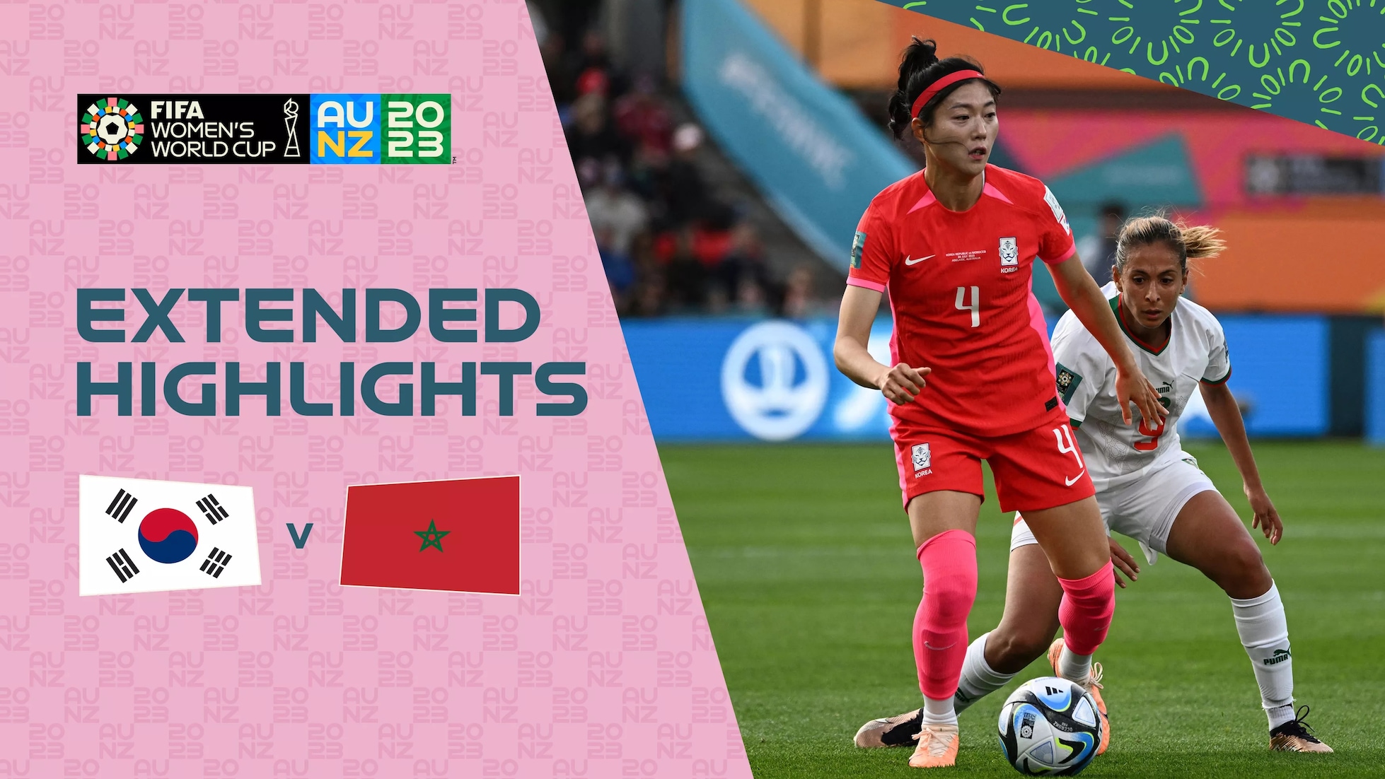 Coreia do Sul x Marrocos | Grupo H | Copa do Mundo FIFA Feminina de 2023, em Austrália e Nova Zelândia | Compacto