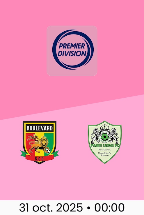 Boulevard Blazers - Paget Lions FC  | Bermuda Premier Division 2025/26