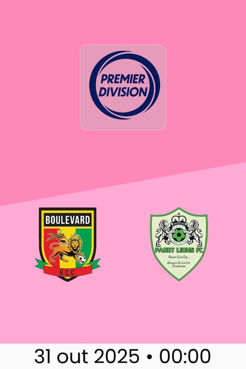 Boulevard Blazers x Paget Lions FC  | Bermuda Premier Division 2025/26