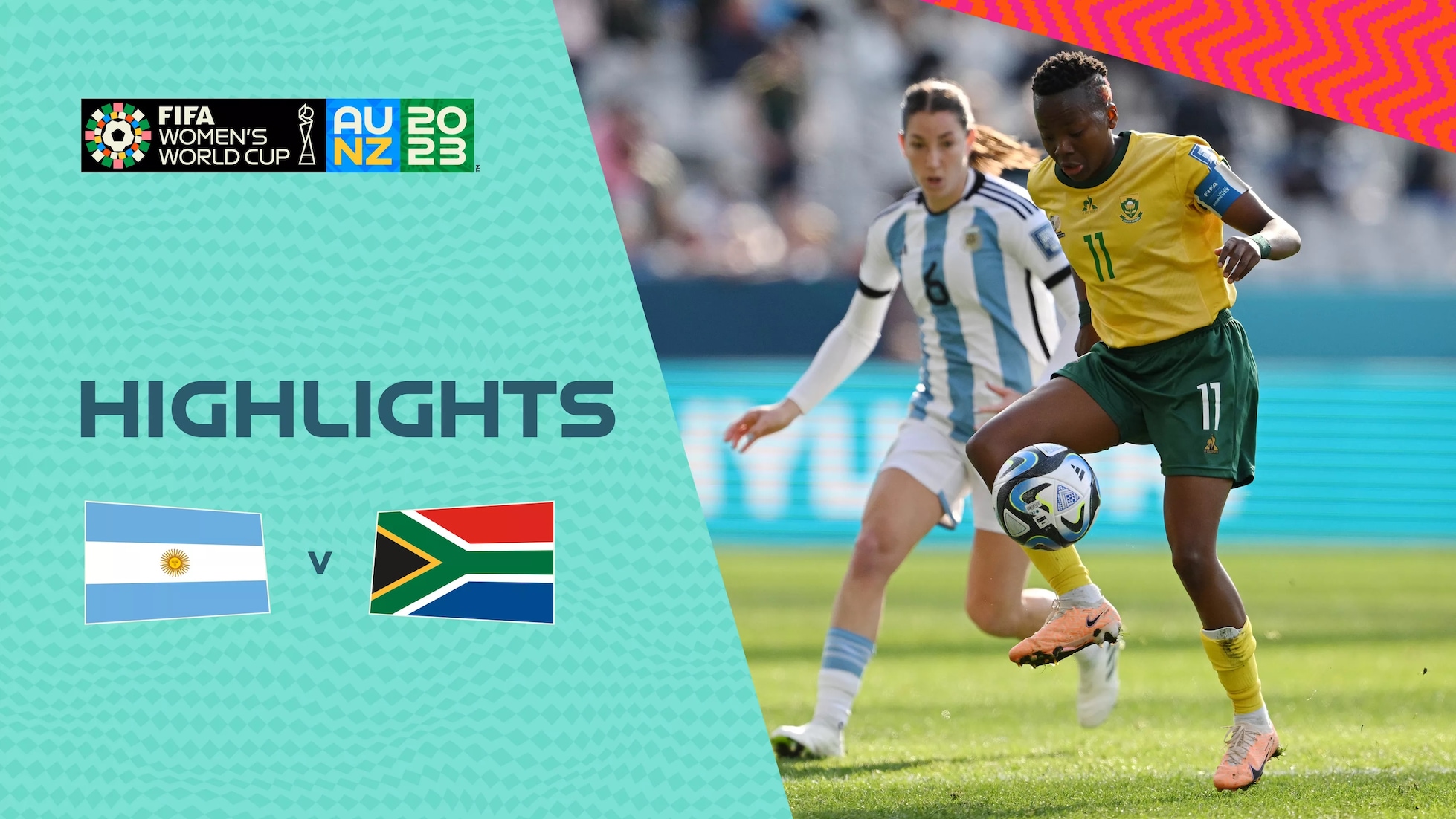 Argentinien - Südafrika | Gruppe G | FIFA Frauen-Weltmeisterschaft Australien & Neuseeland 2023™ | Highlights