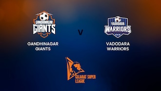 Gandhinagar Giants - Vadodara Warriors | Gujarat Super League | Spiel in voller Länge