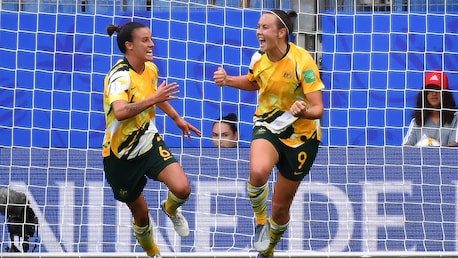 Gol de Caitlin Foord aos 45' | Austrália - Brasil | Copa do Mundo Feminina FIFA 2019, no França
