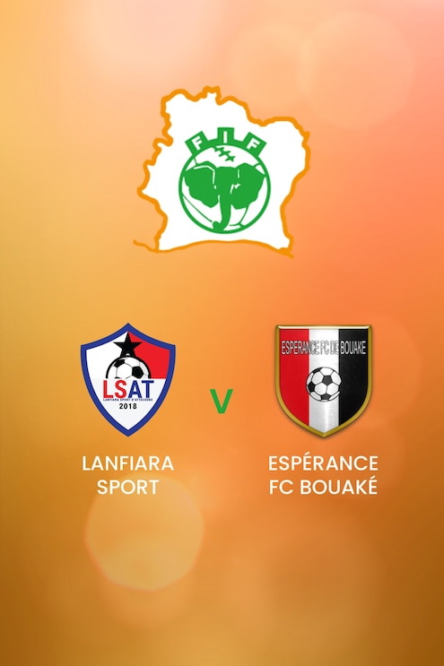 Lanfiara Sport vs Esperance FC Bouake | Côte d'Ivoire Ligue 2 | Partido completo