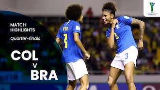 Colombia v Brazil | Quarter-finals | FIFA U-20 Women's World Cup Costa Rica 2022™ | Highlights