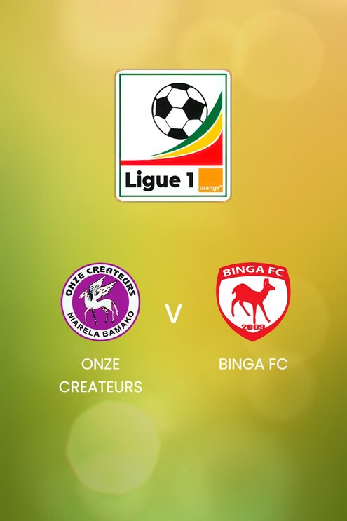 Onze Createurs x Binga FC | Ligue 1 Pro Orange 2024/25 | Mali | Jogo Completo