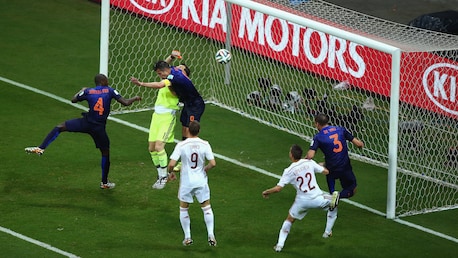 Stefan De Vrij Goal 64' | Spain v Netherlands | 2014 FIFA World Cup Brazil™