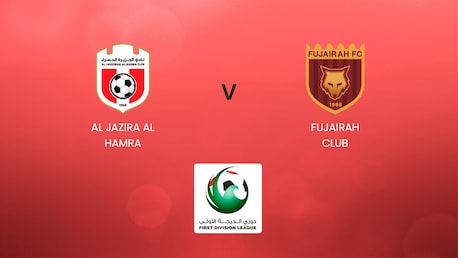 Al Jazira Al Hamra x Fujairah Club | UAE First Division League | Jogo completo