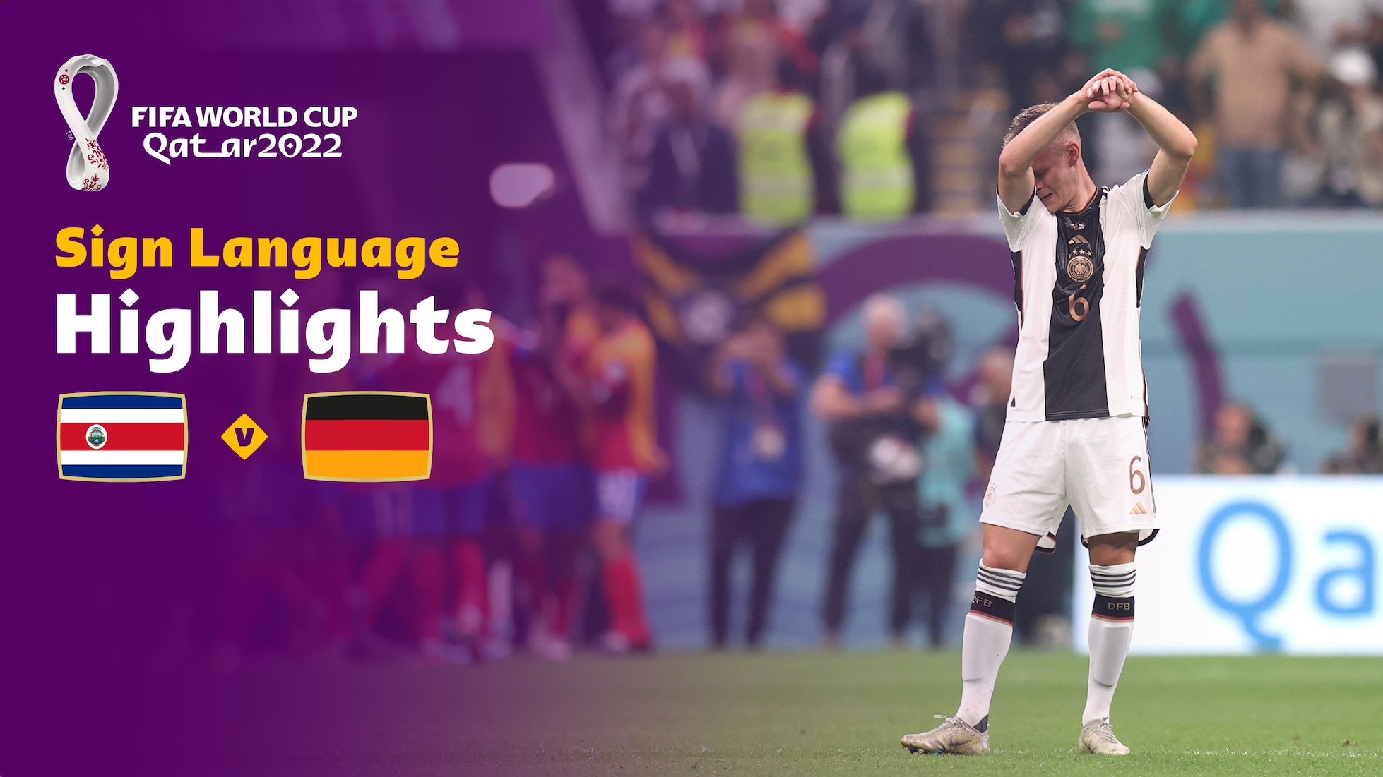 Costa Rica v Germany | Group E | FIFA World Cup Qatar 2022™ | Highlights (Sign Language)
