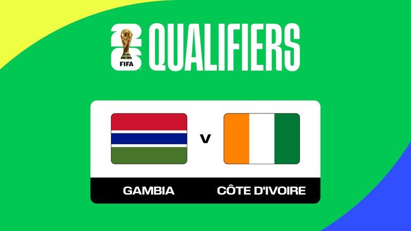 Gâmbia x Costa do Marfim, Eliminatórias da CAF: 1ª Fase, Grupo F, Copa  do Mundo da FIFA 26™, Jogo completo