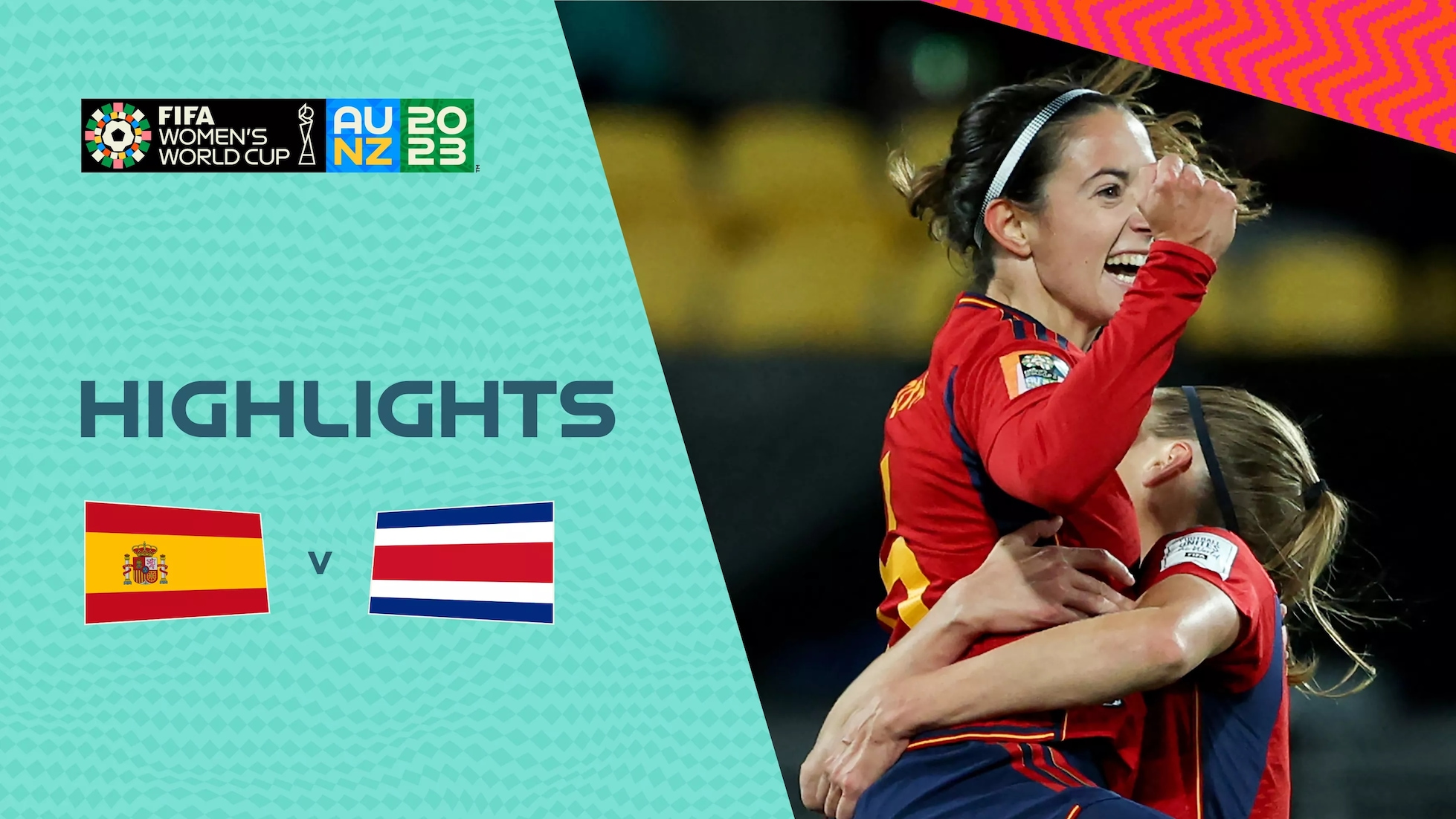 España vs Costa Rica | Grupo C | Copa Mundial Femenina de la FIFA Australia & Nueva Zelanda 2023™ | Highlights (Sin relato)