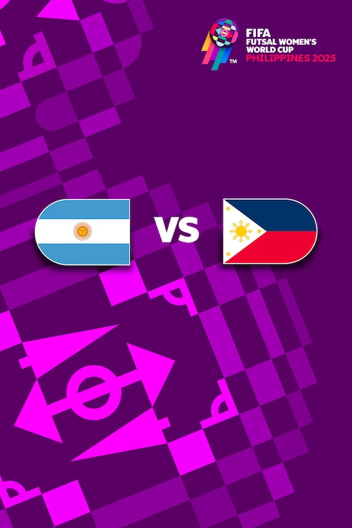 Argentina vs Filipinas | Grupo A | Copa Mundial Femenina de Futsal de la FIFA Filipinas 2025™ | Partido completo